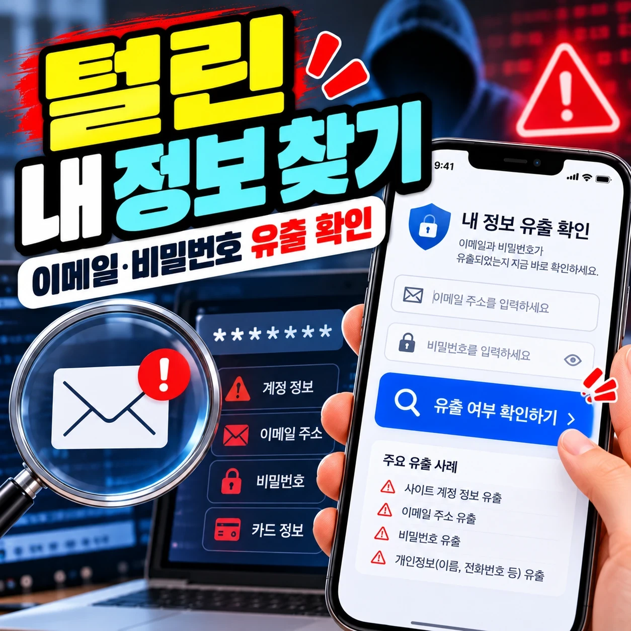 털린 내 정보 찾기